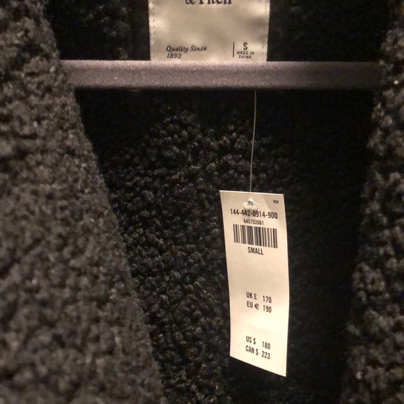 Abercrombie & Fitch Shearling Aviator Jacket - Picture 5 of 5